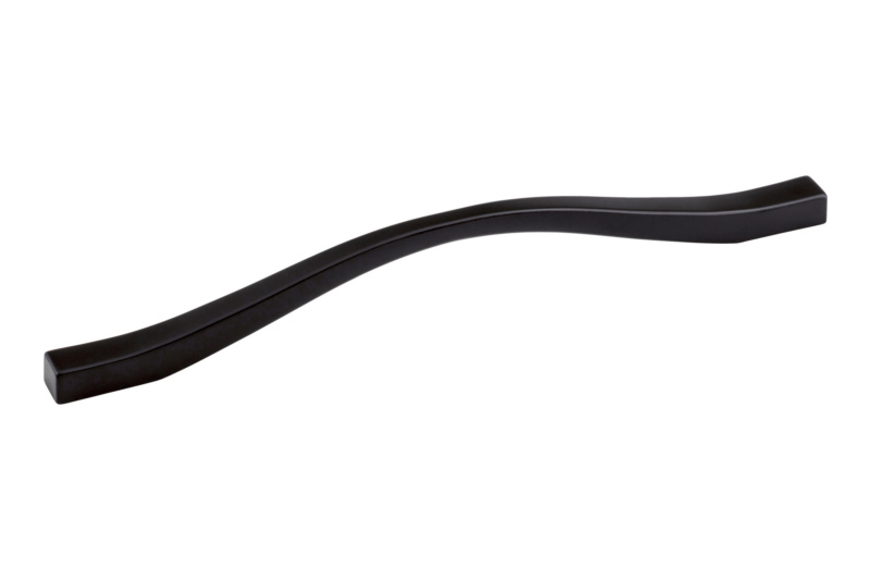 Design-Möbelgriff MG-ZD 12 GRF-BUEGELGRIFF-MG-ZD12-SCHW-MATT-224MM