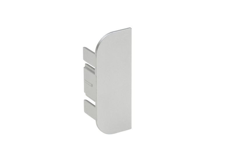 Endkappe für Aluminium Griffmulde C-Form geschlossen, horizontal