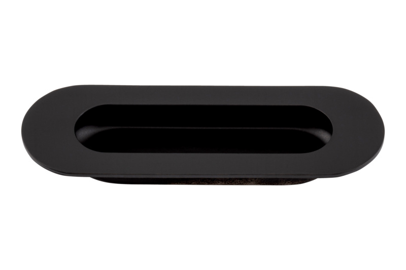 Muschelgriff oval MUG-ST 2 GRF-MUG-ST-2-SCHW-120X40MM