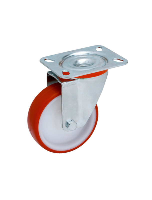 Transportgeräterolle mit drehbarer Halterung Ø 125mm