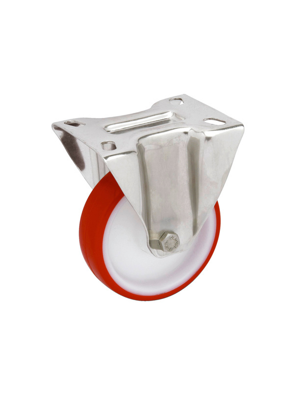 Transportgeräterolle Ø 125mm mit fester Halterung