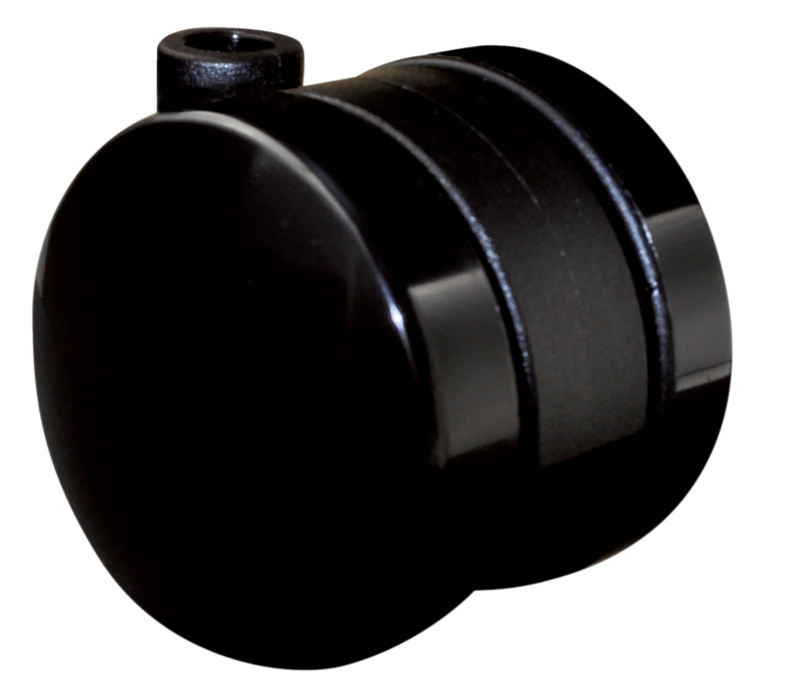 Möbeldoppelrolle hart glänzend MOEBLDPROLL-HART-SCHW-GLANZ-D50-50KG