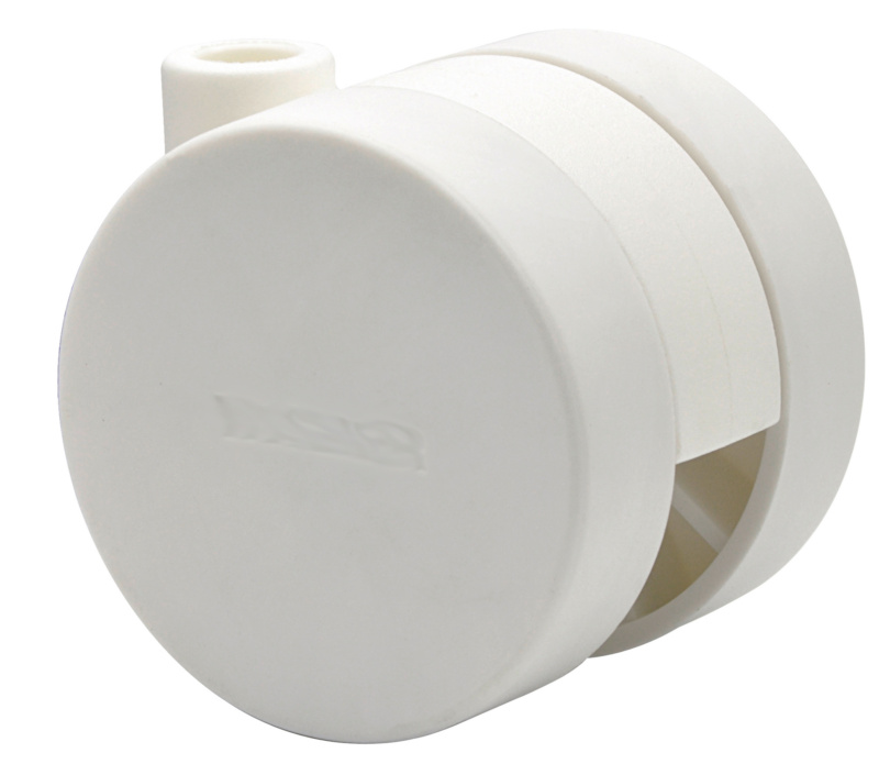 Möbeldoppelrolle hart konkav MOEBLDPROLL-WEISS-KONKAV-D50