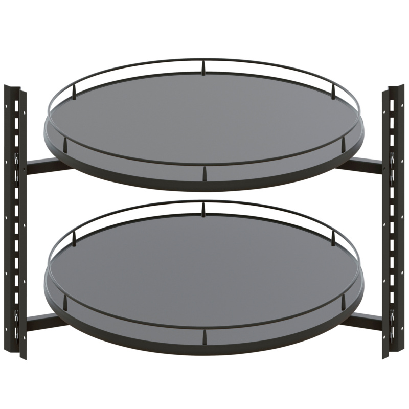 Eckschrank-Drehbeschlag VS COR Wheel Pro Set DRHBSHLG-SET2-4/4BOD-PR-ANTHR-800