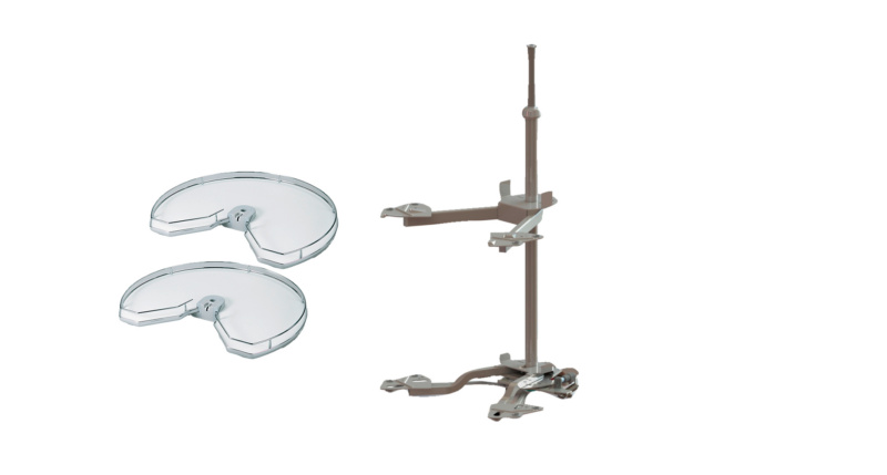 Eckschrank-Drehbeschlag-Set VS COR Spin 71 DRHBSHLG-SET-QUATURIS71-HO-900