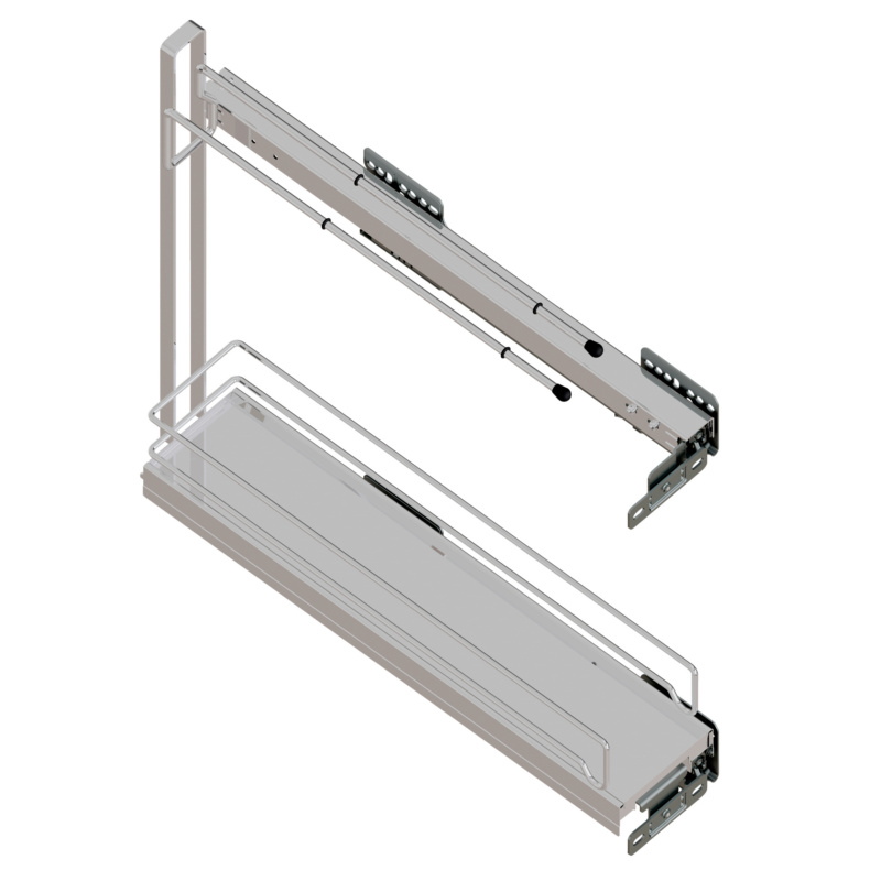 Etagenvollauszug 90° VS SUB Slim AUSZG-VA-USHRNK-(CR)-SUB-SLIM-HAND-150