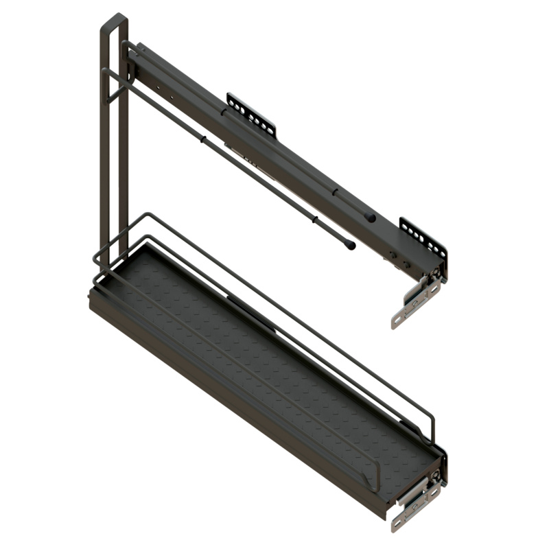 Etagenvollauszug 90° VS SUB Slim AUSZG-USHRNK-PR-ANTHR-SUB-SLIM-HAND-150