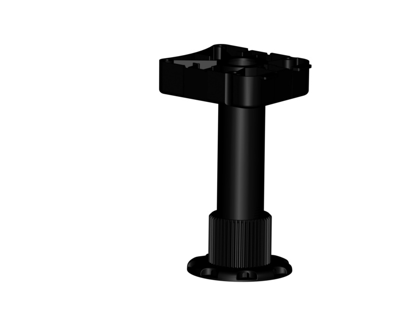 Sockelhöhenversteller Typ EV-S zum Schrauben SOCKHVERSTL-KUE-(EV-S)-60MM