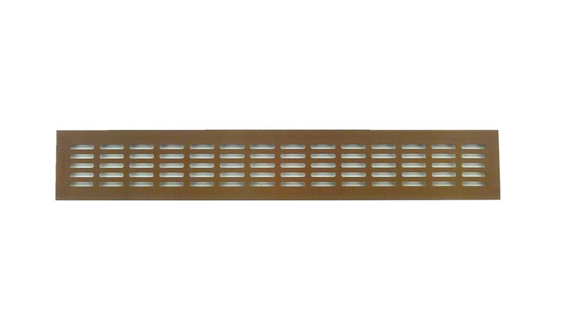 Lüftungsgitter mit ovaler Schlitzlochung 28 x 5 mm