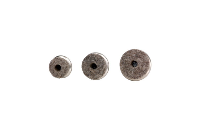 Filz-Möbelgleiter mit Kreuzschlitzschraube MOEBLGLEIT-MET-(NI)-FILZ-D24MM
