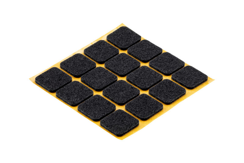 Möbelgleiter eckig zum Ankleben MOEBLGLEIT-ECKIG-SK-SCHW-22X22MM