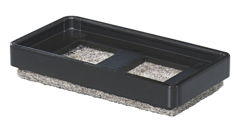 Möbelgleiter Einsatz ULTRASOFT-Gleiter EINSAGLEIT-USOFT-SCHWARZ-50X27MM
