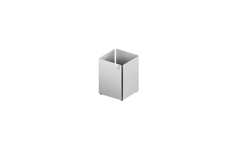 Ordnungsbox ADD Box ORDNSBOX-ADD-BOX-ST-M3-1X1-SILB-RAL9006