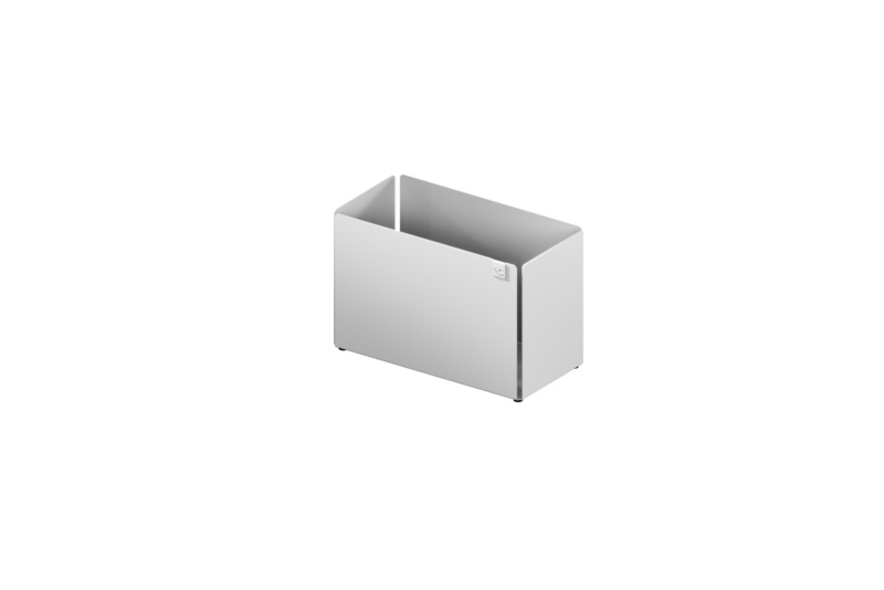 Ordnungsbox ADD Box ORDNSBOX-ADD-BOX-ST-M3-2X1-SILB-RAL9006
