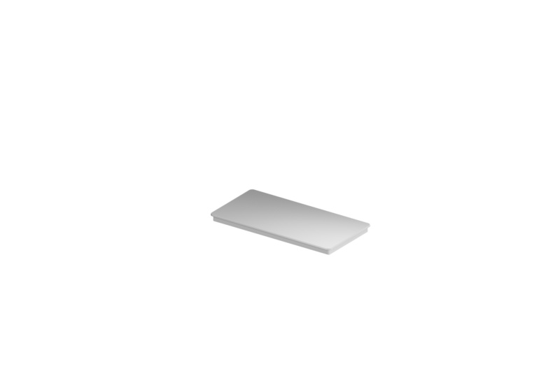 Deckel für Ordnungsbox ADD Box DECKEL-ADD-BOX-KST-P-2X1-GESCHL-GRAU