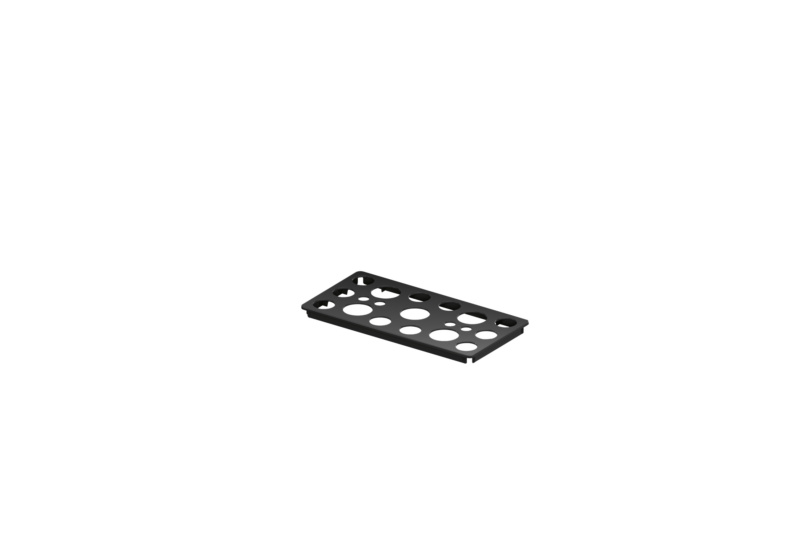 Deckel für Ordnungsbox ADD Box DECKEL-ADD-BOX-KST-M-2X1-GELOCHT-LAVA