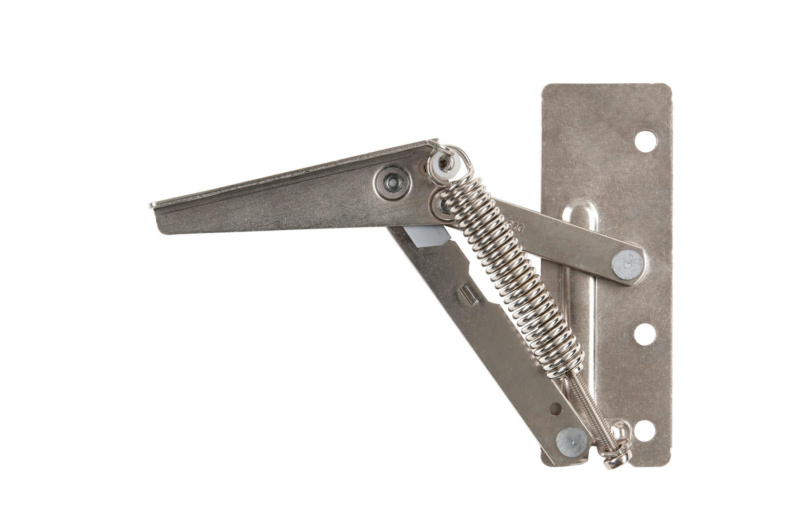 Klappenliftbeschlag Kinvaro T57 KLPLFTBSHLG-FEDER240N-(NI)-LINKS