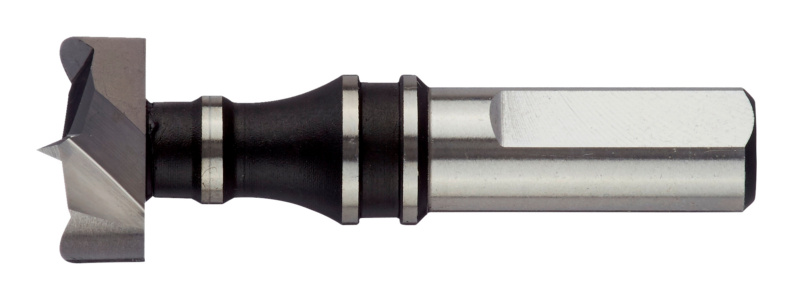 Hartmetall-Kunstbohrer mit Spannfläche und Einstellschraube