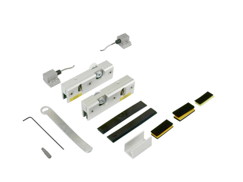 Zimmerschiebetürbeschlag-Set ABILIT 50-G SHIEBTRBSHLG-(ABILIT50-G)-1TR-SILBERF