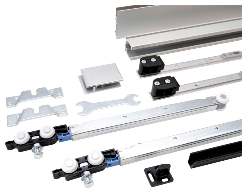 Schiebetürbeschlag-Set SCHIMOS 80-HS-D, MB SHIEBTRBSHLG-SCHIMOS80HSD-MBSI-BD-200