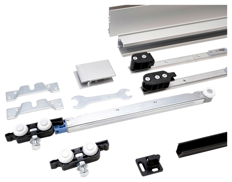 Schiebetürbeschlag-Set SCHIMOS 80-HS-D, MB SHIEBTRBSHLG-SCHIMOS80HSD-MBSI-ED-200