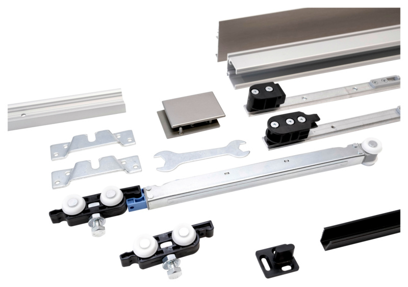 Schiebetürbeschlag-Set SCHIMOS 80-HS-W, MB SHIEBTRBSHLG-SCHIMOS80HSW-MBA2-ED-300