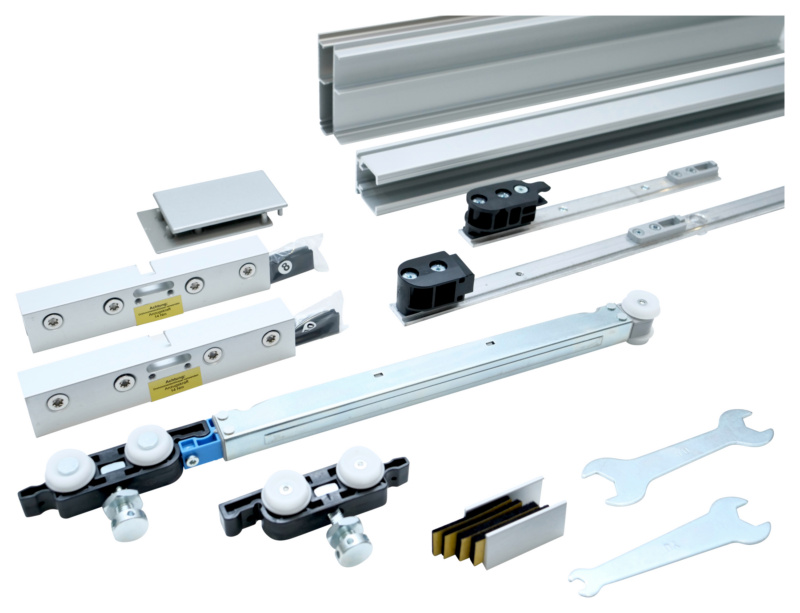 Schiebetürbeschlag-Set SCHIMOS 80-GS-D, MB SHIEBTRBSHLG-SCHIMOS80GSD-MBSI-ED-200