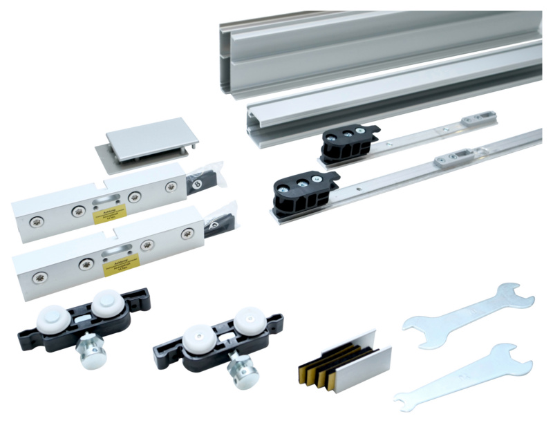 Schiebetürbeschlag-Set SCHIMOS 80-GS-D, MB SHIEBTRBSHLG-SCHIMOS80GSD-MBSI-OD-300