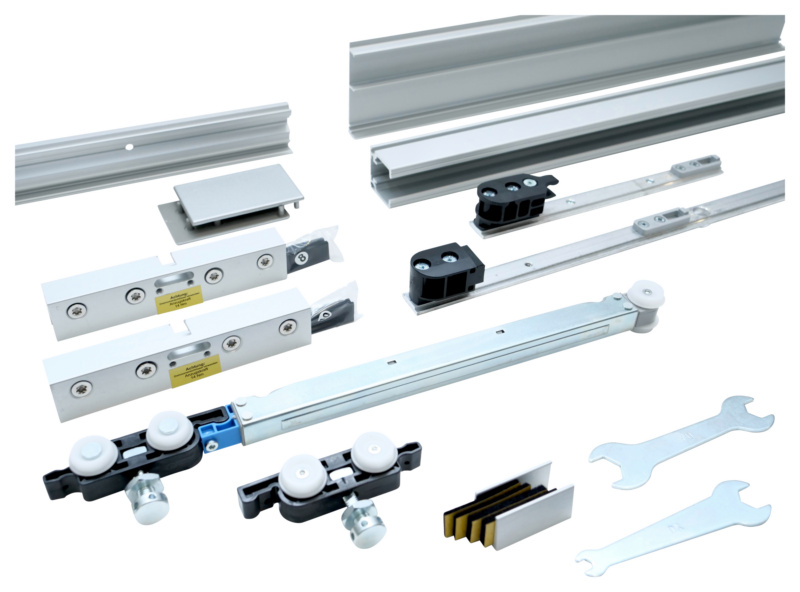 Schiebetürbeschlag-Set SCHIMOS 80-GS-W, MB SHIEBTRBSHLG-SCHIMOS80GSW-MBSI-ED-200