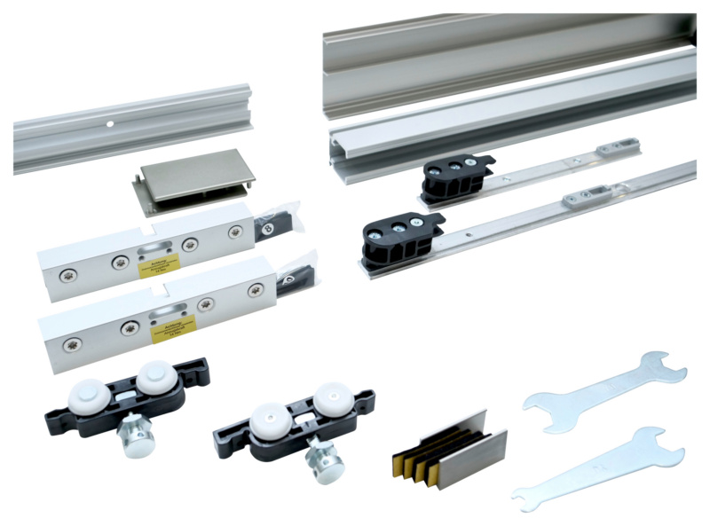 Schiebetürbeschlag-Set SCHIMOS 80-GS-W, MB SHIEBTRBSHLG-SCHIMOS80GSW-MBA2-OD-200