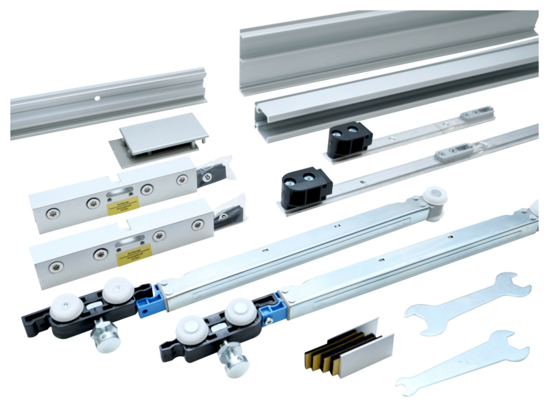 Schiebetürbeschlag-Set SCHIMOS 80-GS-W, MB SHIEBTRBSHLG-SCHIMOS80GSW-MBSI-BD-200