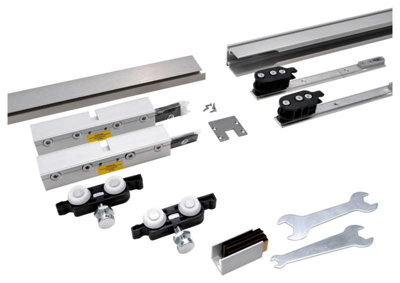 Schiebetürbeschlag-Set SCHIMOS 80-GN-DR SHIEBTRBSHLG-SCHIMOS80GNDR-OB-OD-2000