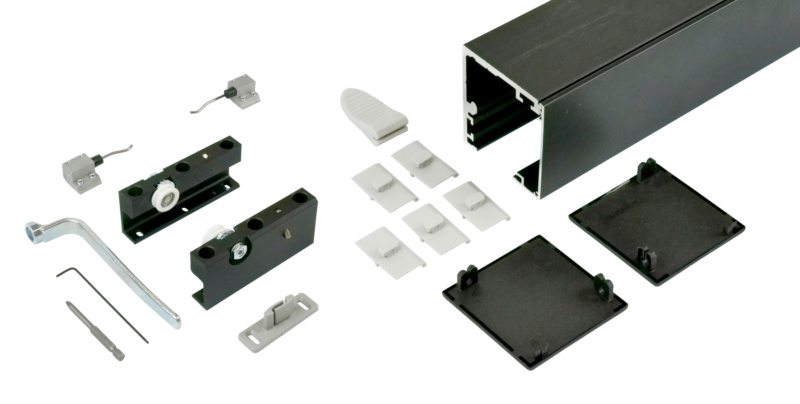 Zimmerschiebetürbeschlag-Set ABILIT 50-H SHIEBTRBSHLG-ABILIT50HW-OD-SCHW-2000