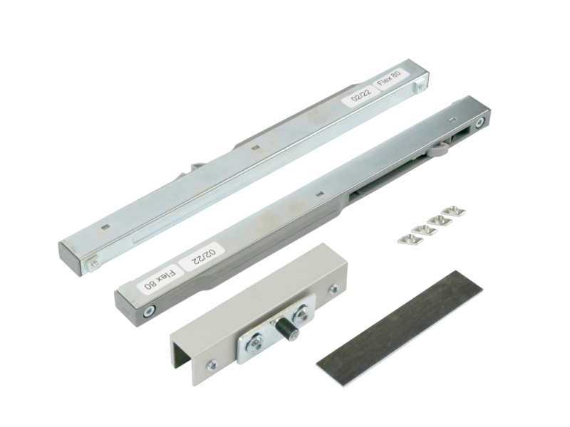 Dämpfungs-Set ABILIT Glas DAEMPFU-SET-SHIEBTR-ABILIT-GLAS-80KG-SI