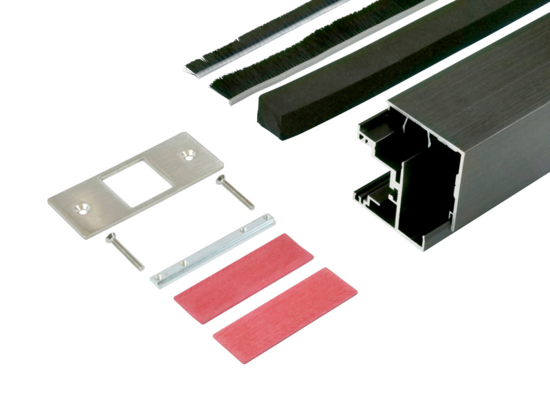 Anschlagkasten-Set ABILIT ANSHLGKAST-SET-SHIEBTR-ABILIT-SCHW-2600