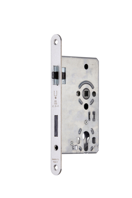 Einsteckschloss FH 19 EINSTESHLO-FH19-PZ-DIN/R-SILBER-FF-65-24