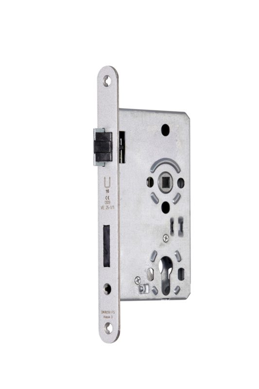 Einsteckschloss FH 19 EINSTESHLO-FH19-PZ-DIN/L-SILBER-FF-65-24