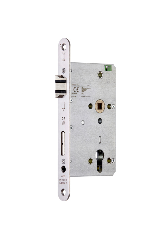 Panik-Einsteckschloss FH 61 EINSTESHL-FH61-APB-PZ-DIN/LE-A2-FF-65-24