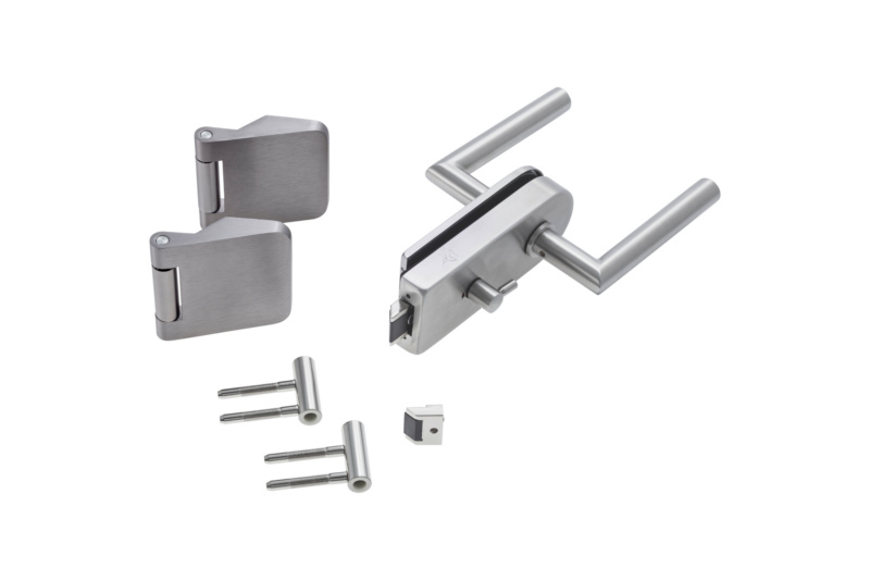 Glastür-Set Premium Form A GLASTR-SET-A-WC-A405-(BA-3TLG)-A2-MATT