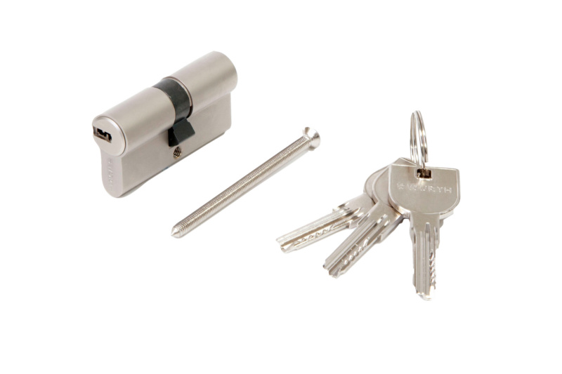 Profil-Doppelzylinder W6X PRFLZYL-W6X-DP-6STI-GS1-(NI)-BS-40X55MM