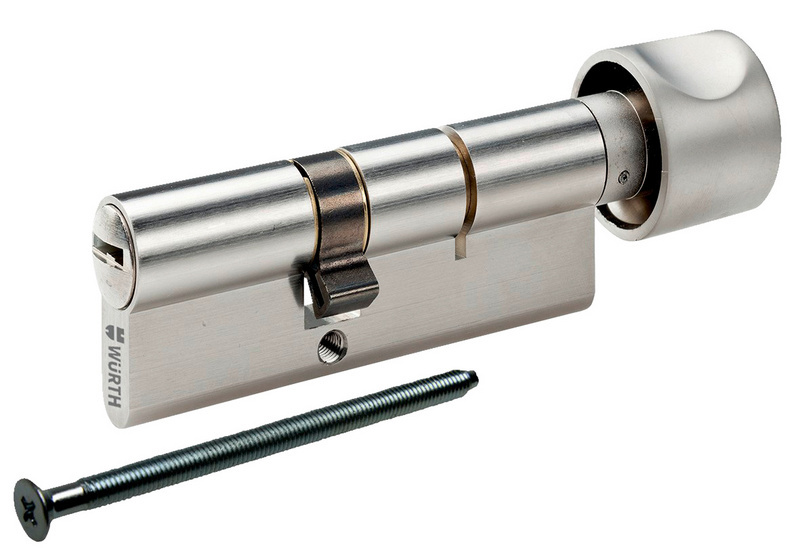 Profil-Knaufzylinder W10KG KNFZYL-W10KG-VS-GS-ERSTANLG-(NI)-65X70