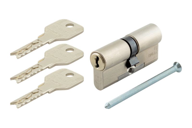 Doppelzylinder 4KS gleichschließend DPZYL-4KS-GS-ERSTANLG-NGF-(NI)-46X61MM