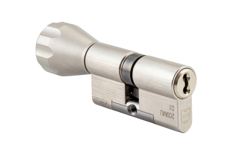 Profil-Knaufzylinder 4 KS KNFZYL-4KS-ERSTANLG-(NI)-76X51MM