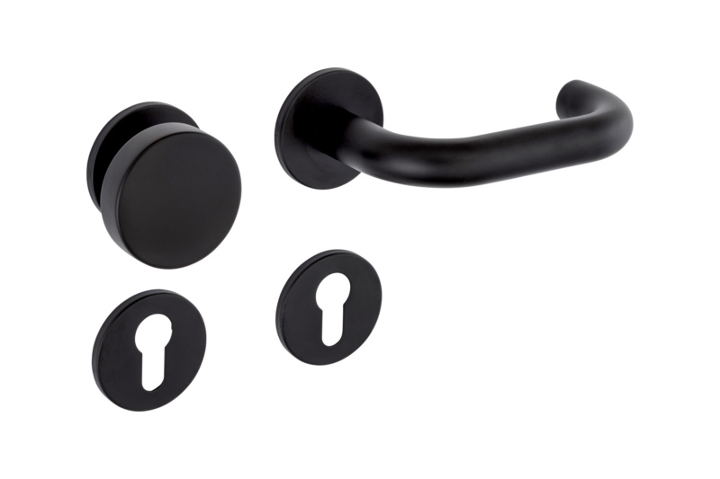 Türdrücker A 252 TD-A2-A252-CLCKFIX-ROS-WE-PZ-R-BLCK-SATI