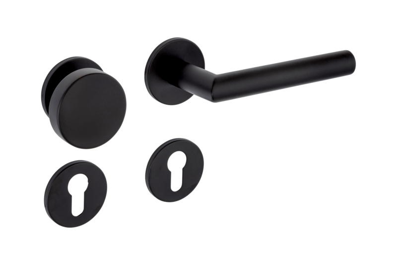 Türdrücker A 255 TD-A2-A255-CLICKFX-ROS-WE-PZ-R-BLCK-SATI