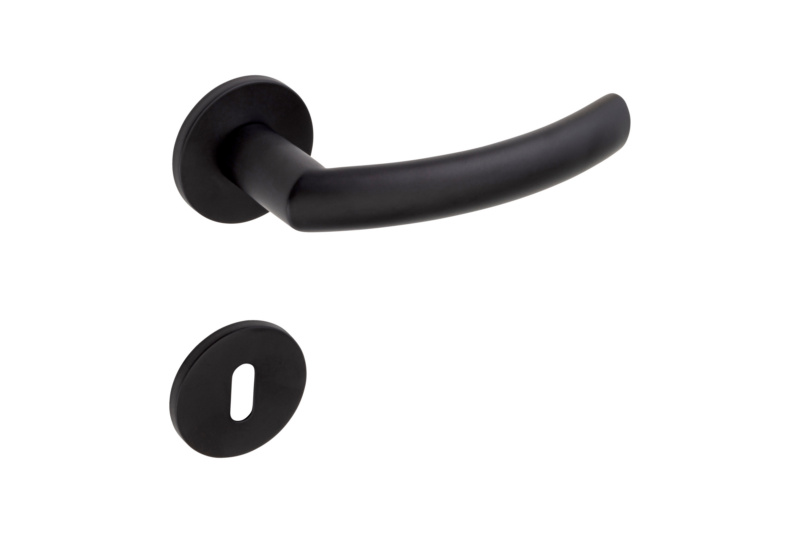 Türdrücker A 256 TD-A2-A256-CLICKFIX-ROS-BB-BLACK-SAT