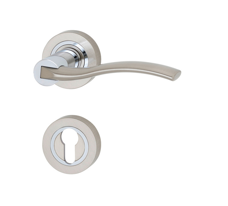 Türdrücker ZD 34 Rosettengarnitur TD-ZD34-ROS-PZ-(CR)-(A2-OPTIK)