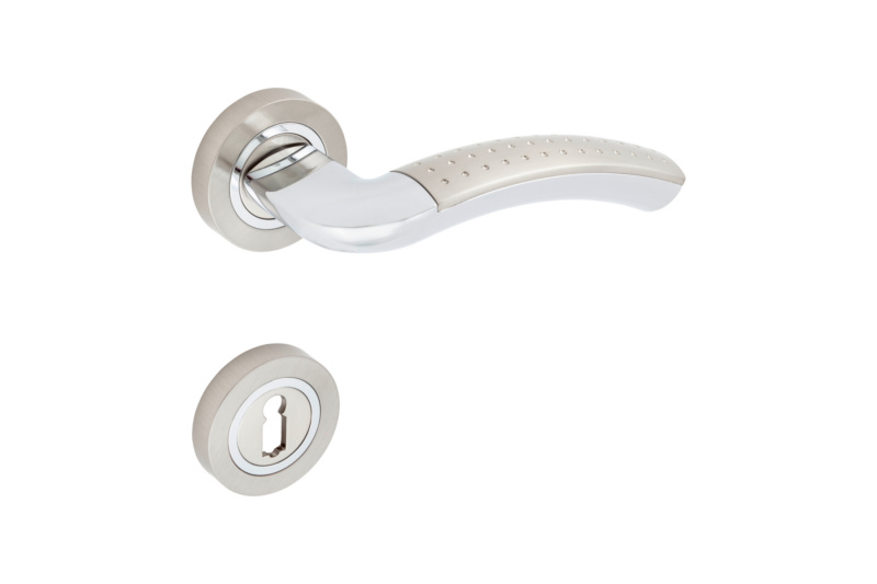 Türdrücker Eventus Rosettengarnitur TD-ZD-EVENTUS-ROS-BB-(CR)-(A2-OPTIK)
