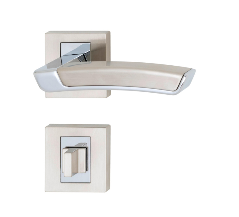 Türdrücker ZD 40 Rosettengarnitur TD-ZD40-ROS-WC-(CR)-(A2-OPTIK)