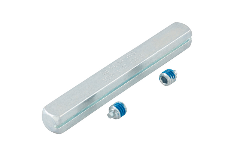 Vierkantstift 9 mm mit Längsnut STI-M-L-NUT-ST-(ZN)-9X130MM